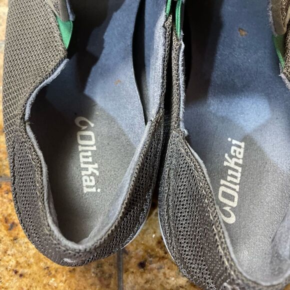 OluKai Mens Size 9 1/2 Dark Gray Nohea Mesh Shoes - Picture 3 of 8